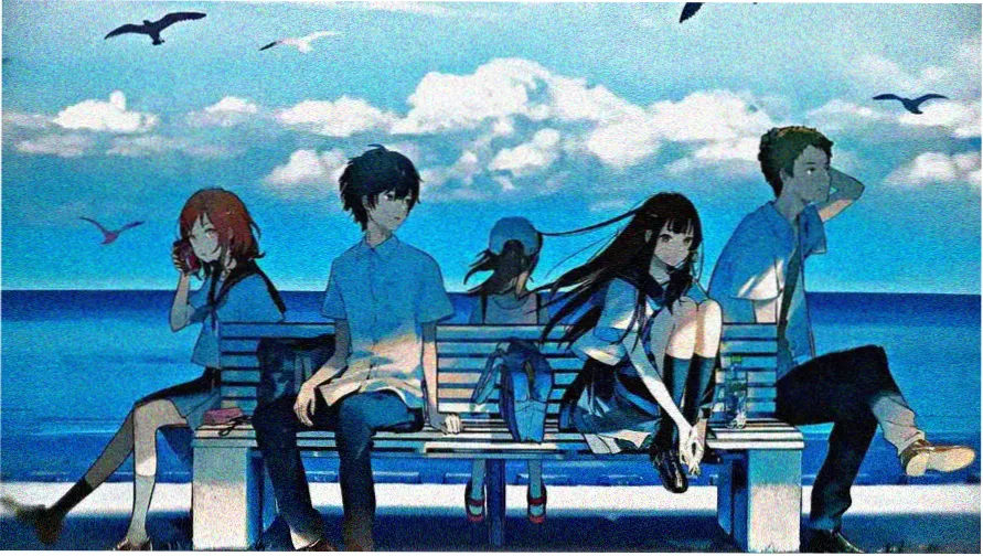剧场版动画电影 铁轨上的夏天 首映主视觉